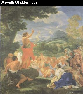 Giovanni Battista Gaulli Called Baccicio St John the Baptist Preaching (mk05)